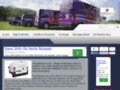 Détails : campagne de publicité adhésive sur camions